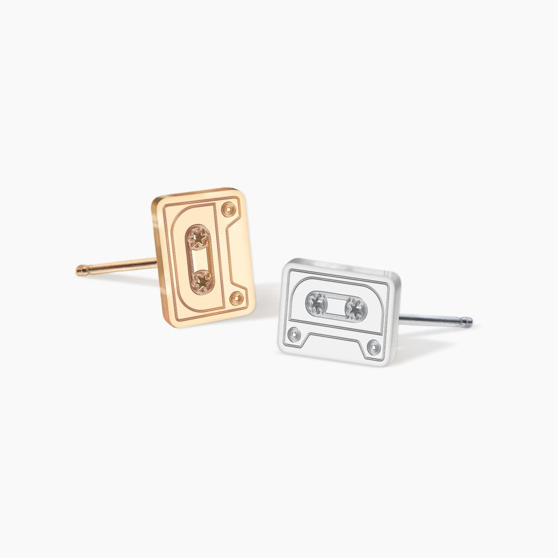 Cassette Tape Stud Earrings