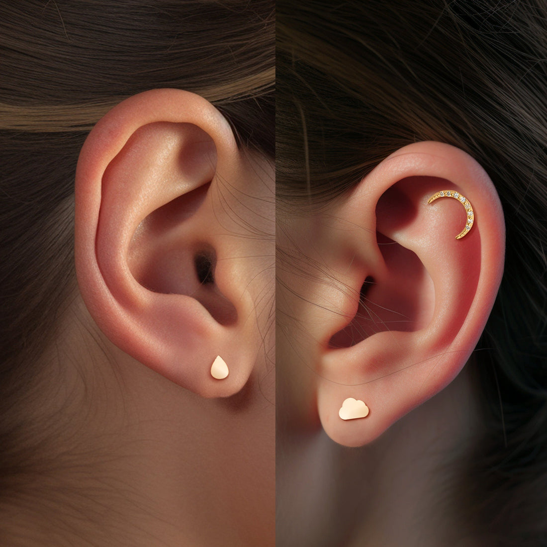 Rain Cloud Earring