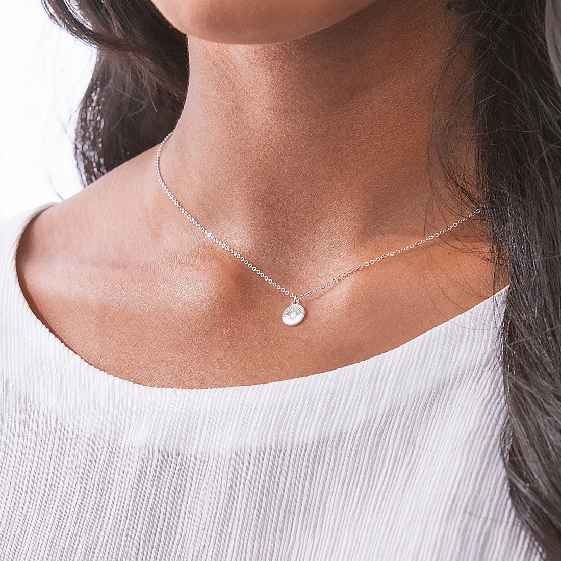 Sunrise Sunset Charm Necklace