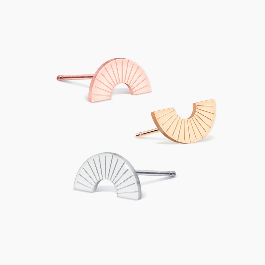 Sunburst Stud Earrings