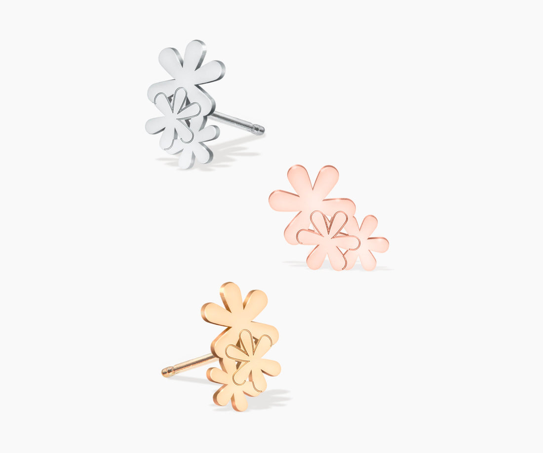 Daisy Flower Stud Earrings