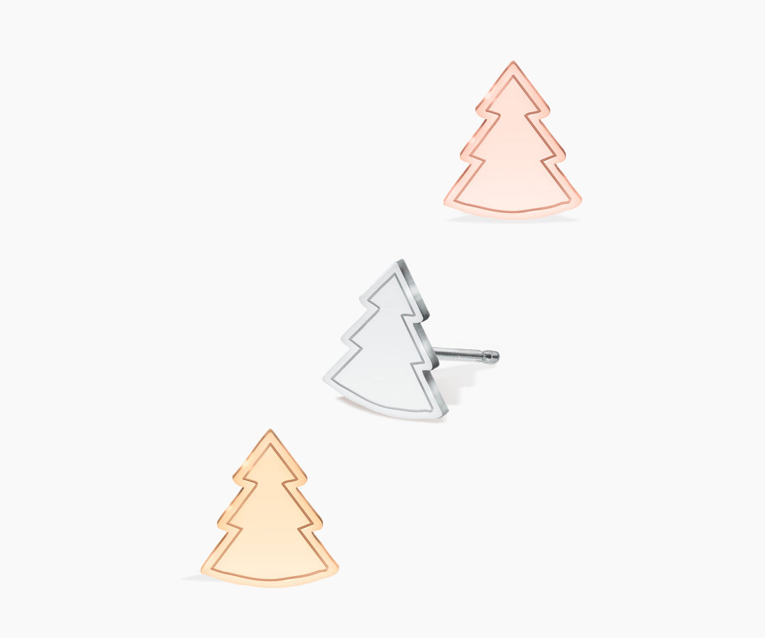 Christmas Tree Stud Earrings