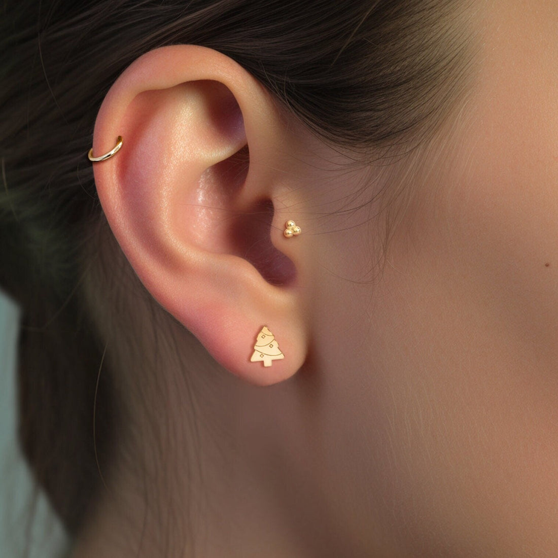 Christmas Tree Earring