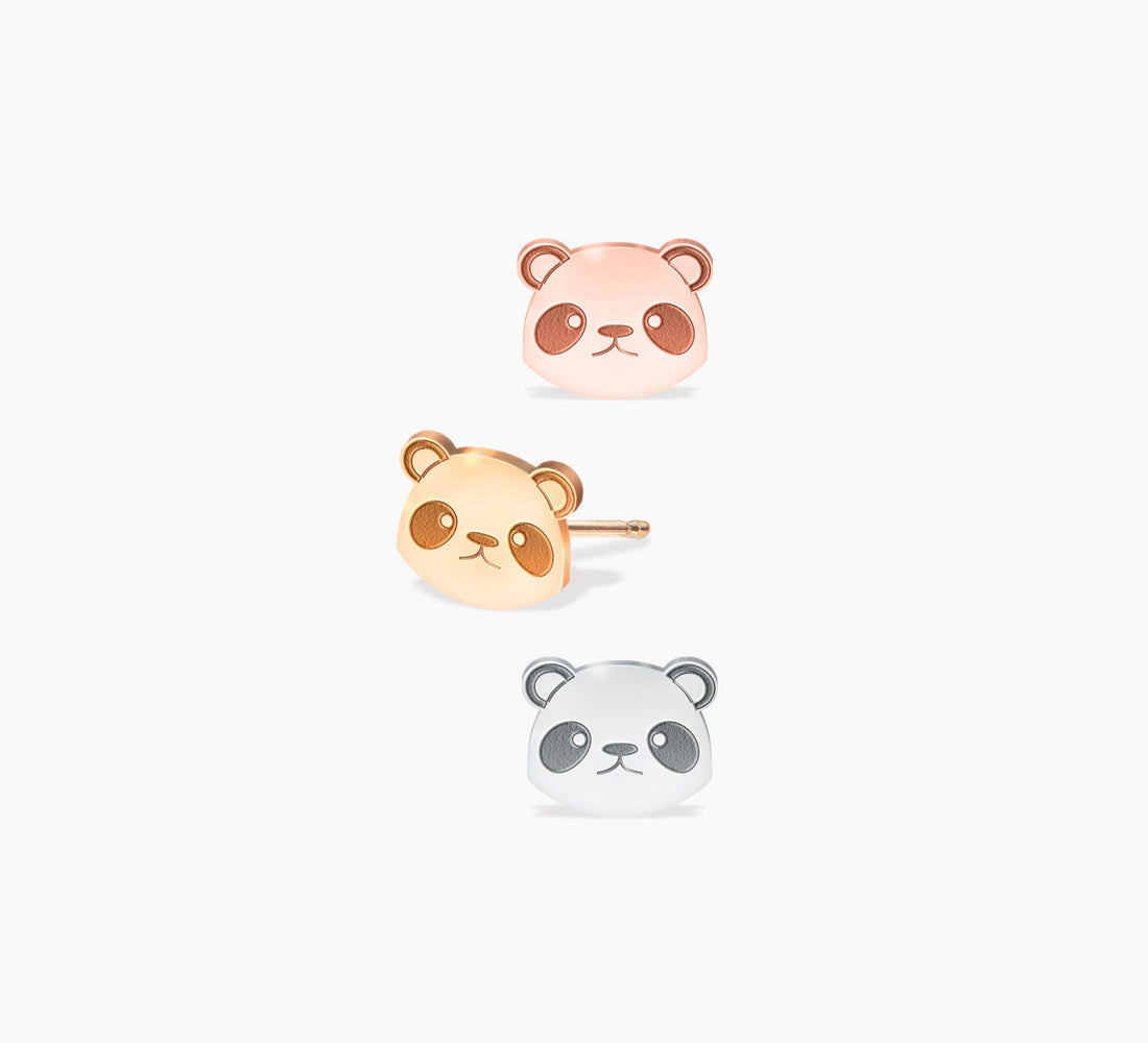 Panda Earrings Animal
