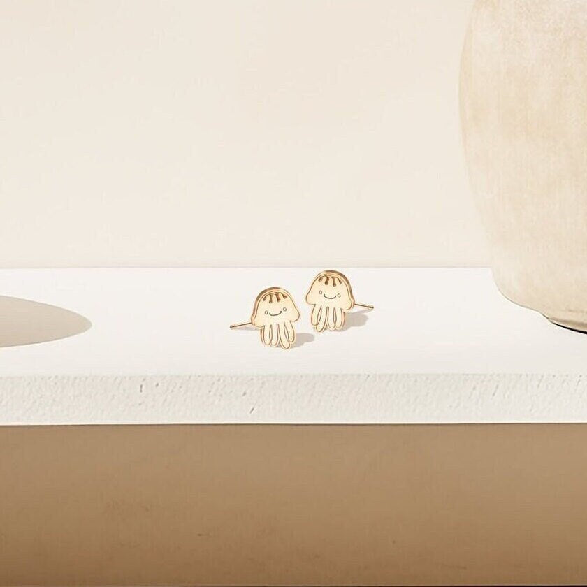 Jellyfish Stud Earrings