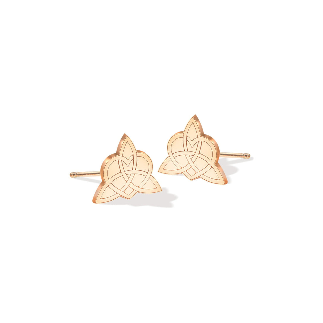Celtic Knot Love Charm Stud Earrings