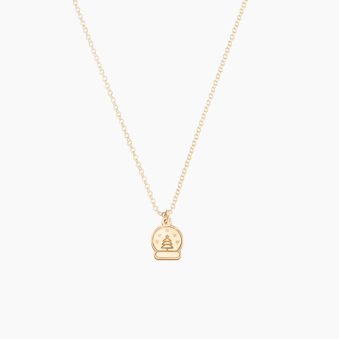 Christmas Snow Globe Necklace