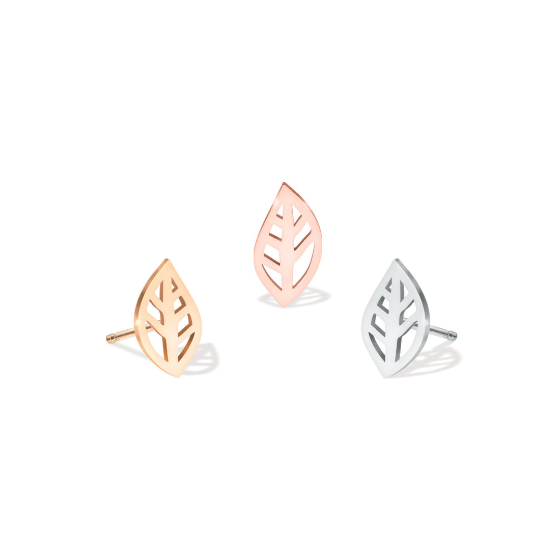 Leaf Stud Earrings
