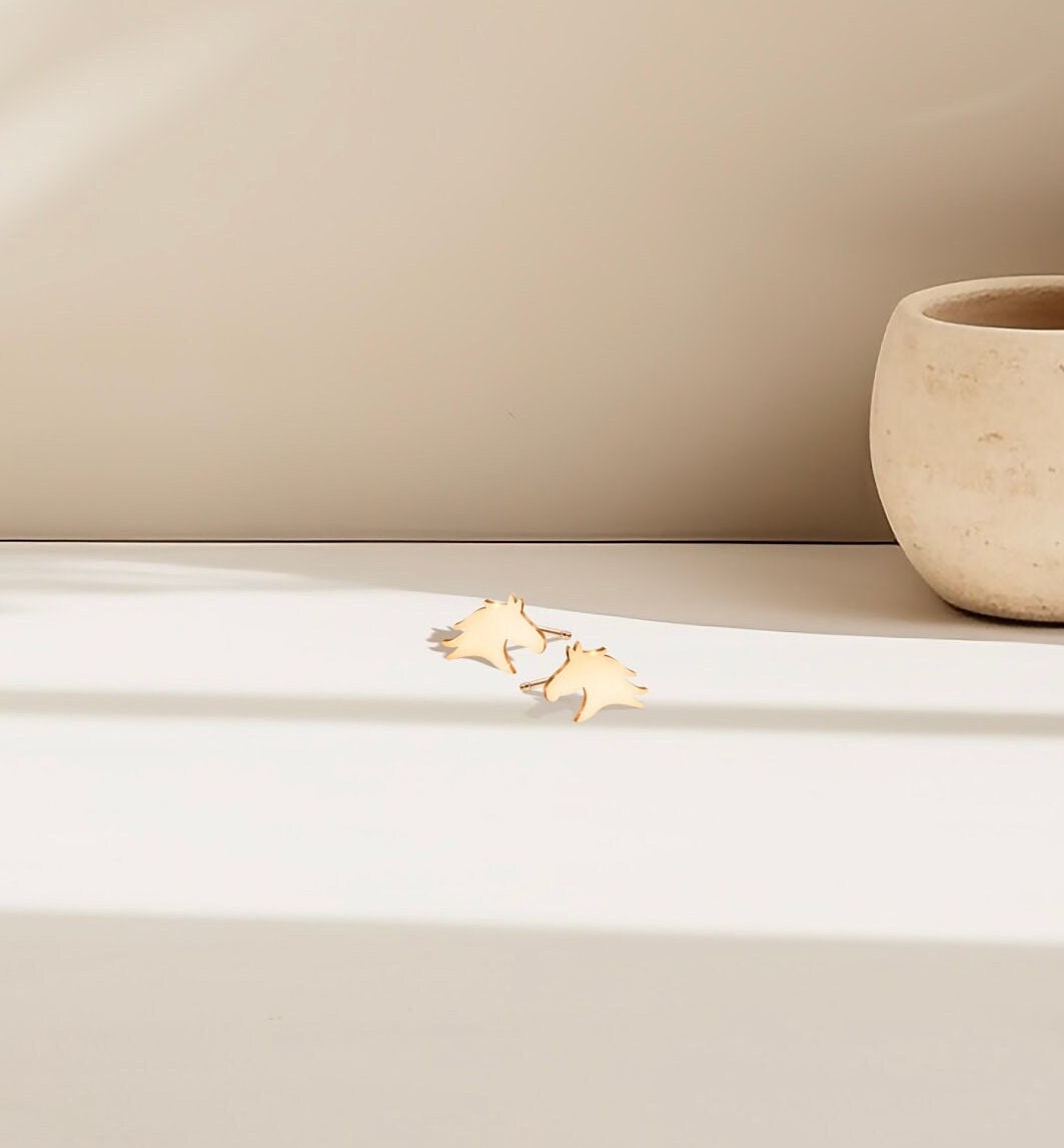 Horse Head Earrings