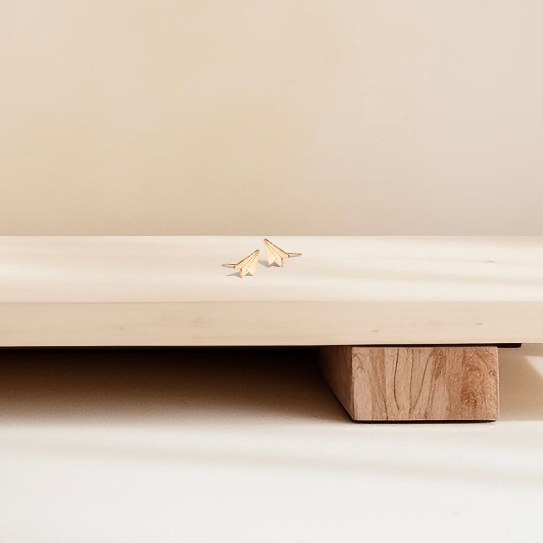 Paper Airplane Jewelry Stud Earring Charm Stud Earrings