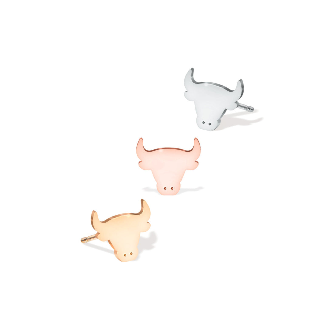 Bull Stud Earrings