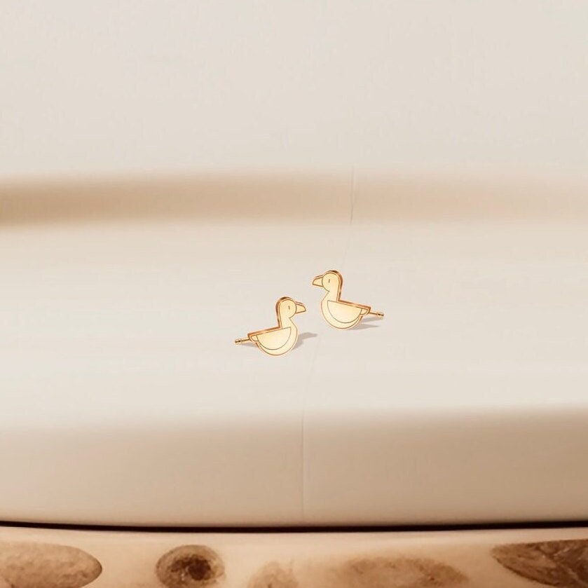 Duck Stud Earrings