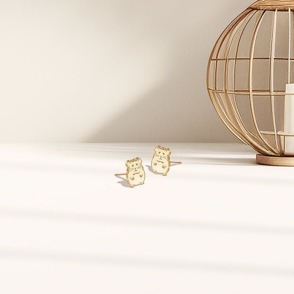 Cute Hamster Earrings