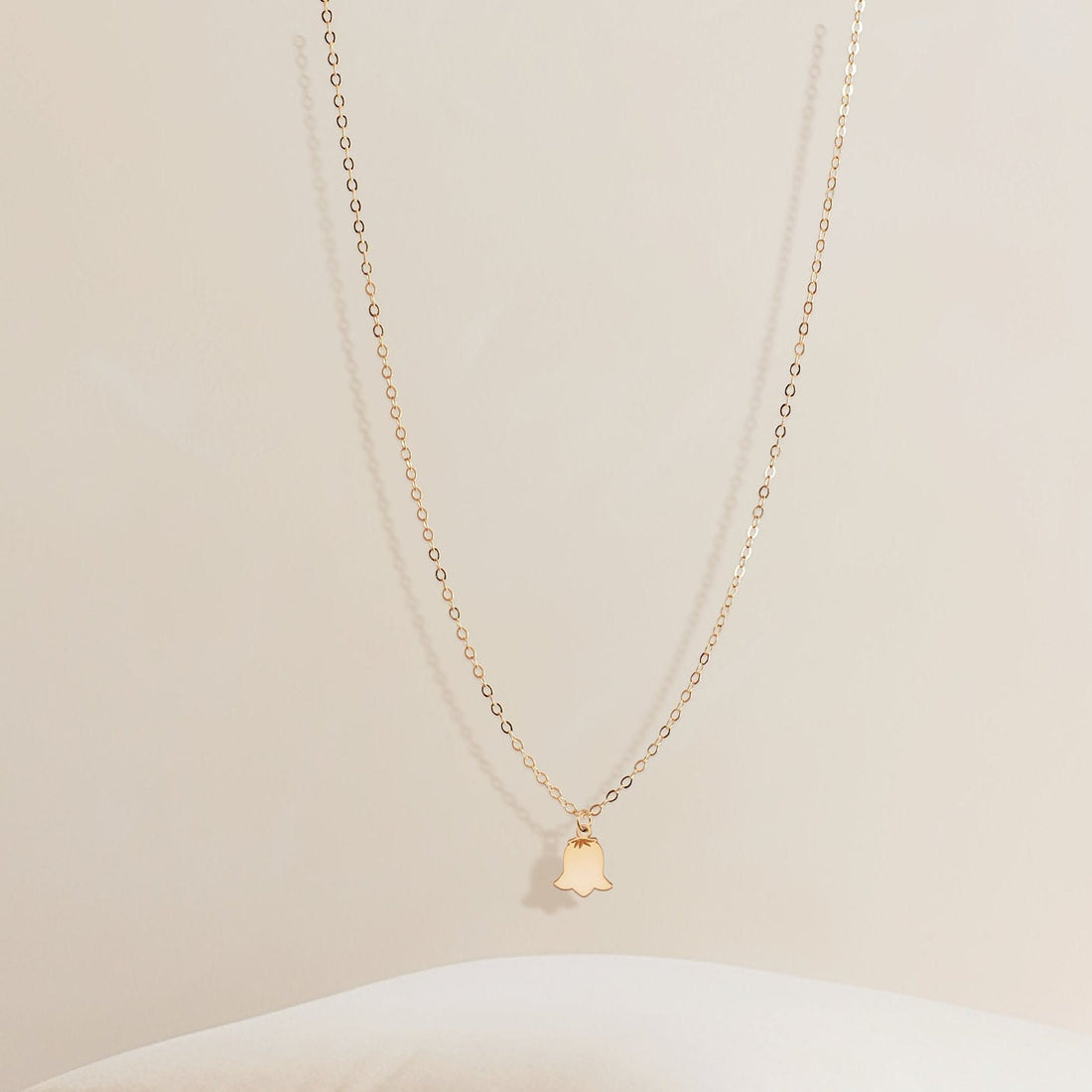 Bell Flower Pendant Necklace