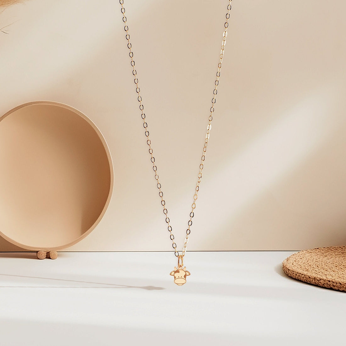 Cow Necklace Whimsical