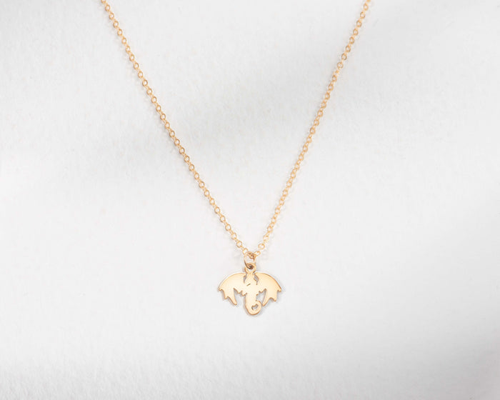 Dragon Jewelry Gold Dragon Pendant Necklace