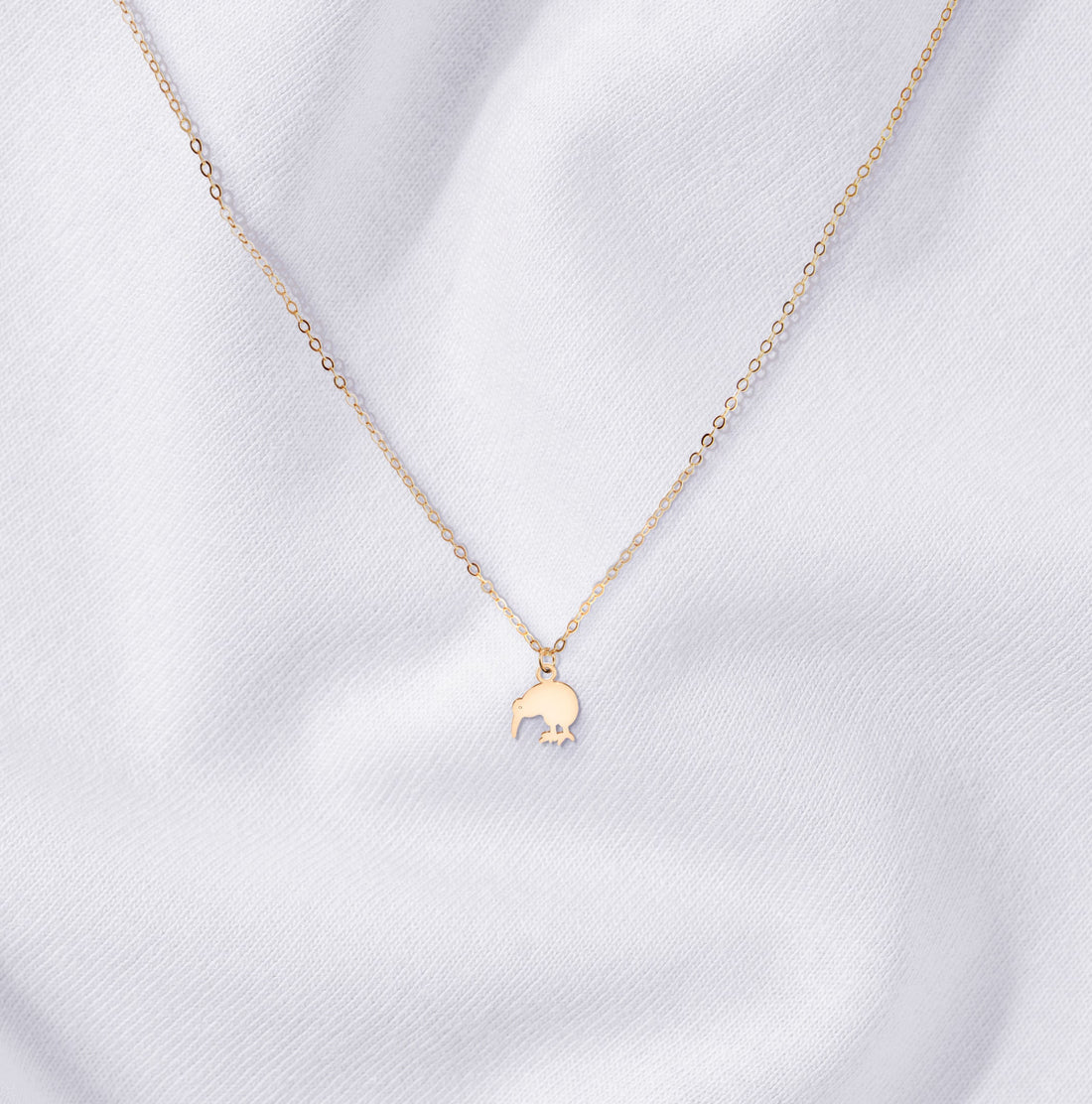 Kiwi Bird Pendant Necklace
