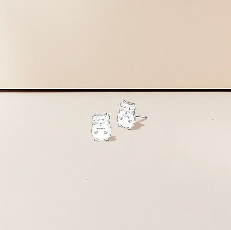 Cute Hamster Earrings