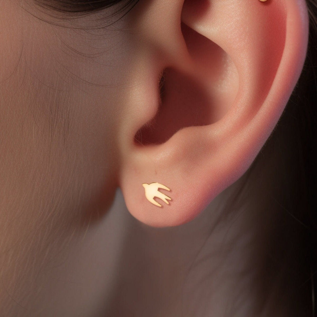 Swallow Bird Stud Earrings