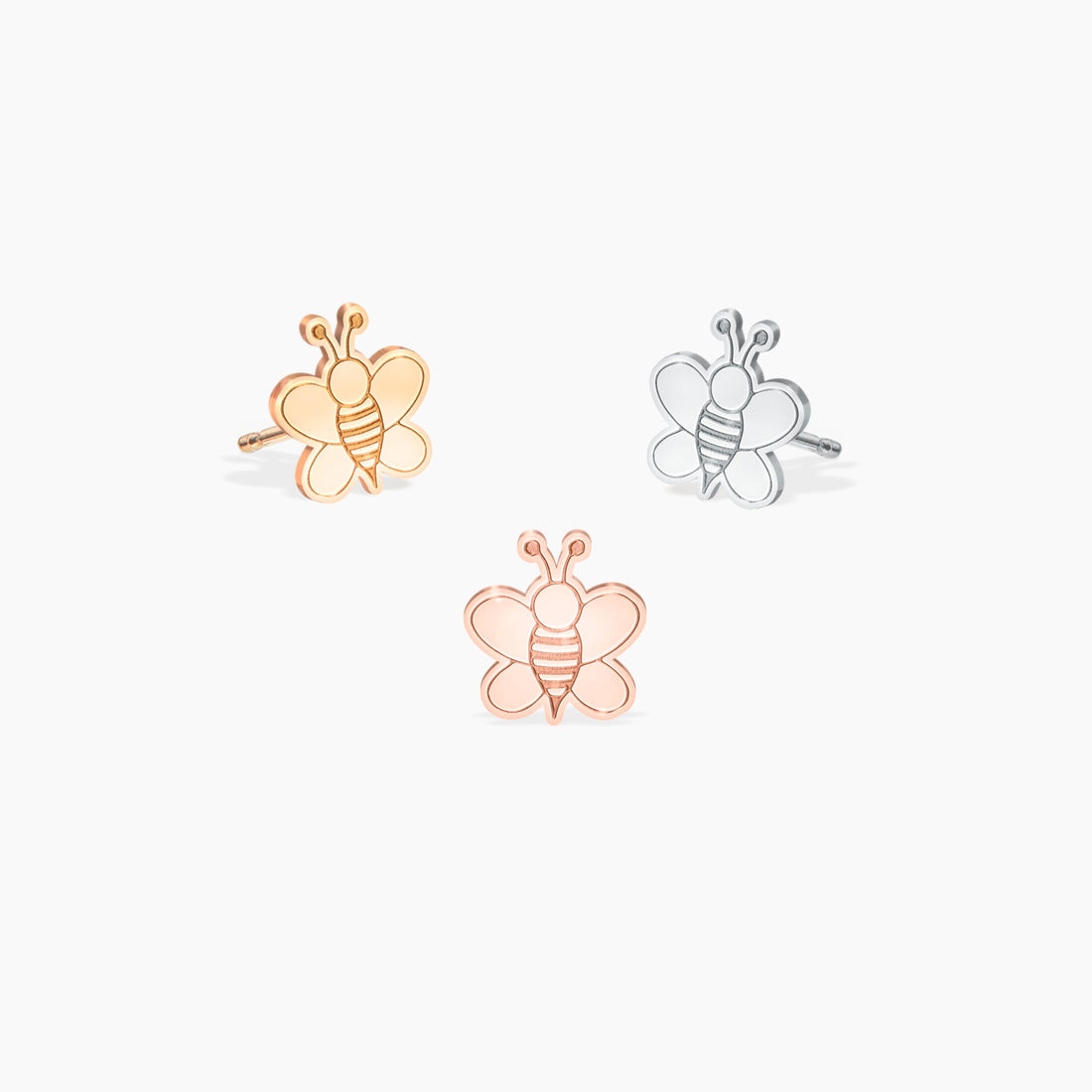 Winged Bee Earrings