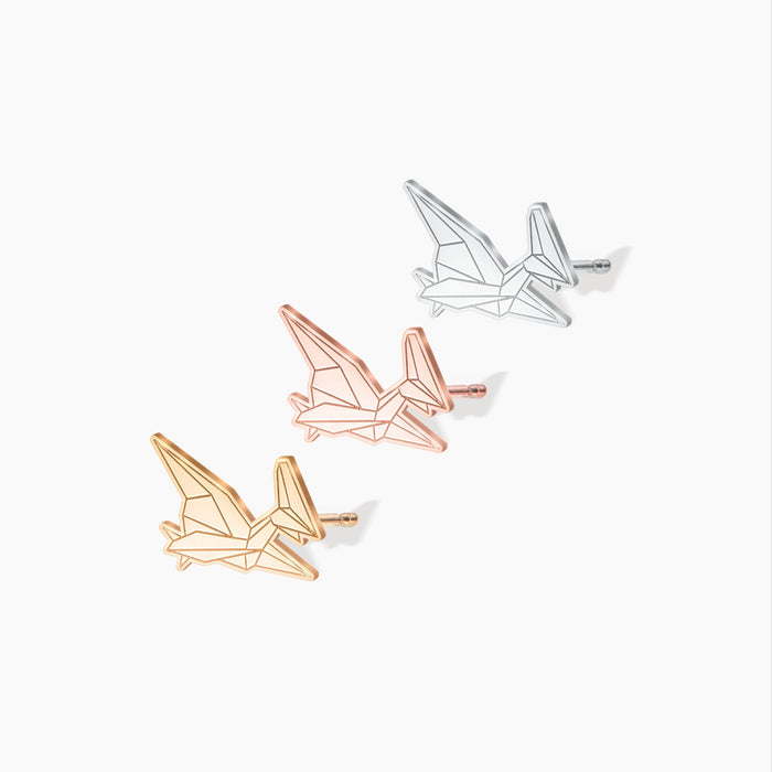 Origami Pterodactyl Earring