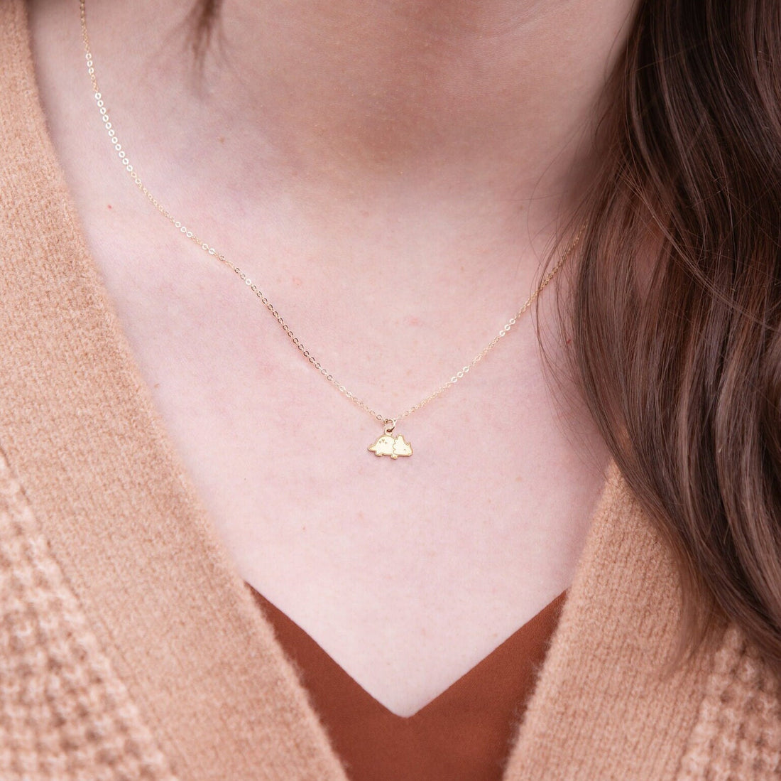 Triceratops Necklace