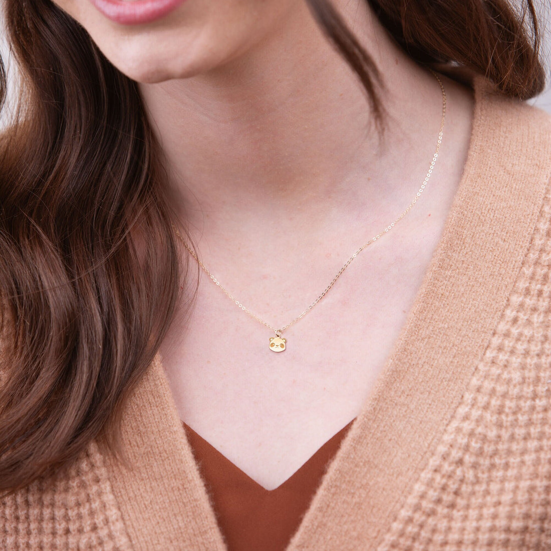 Panda Face Necklace