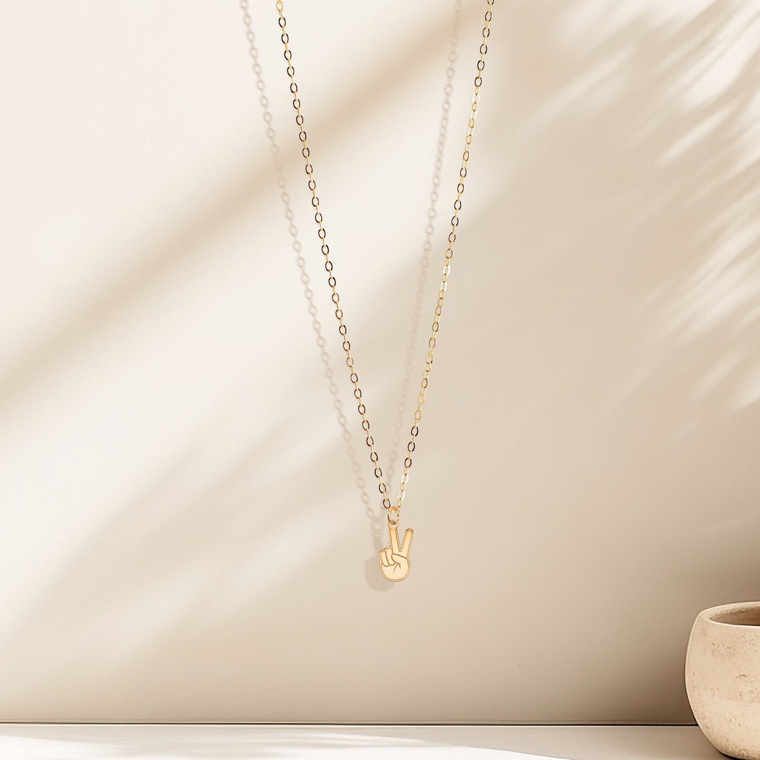 Peace Sign Necklace