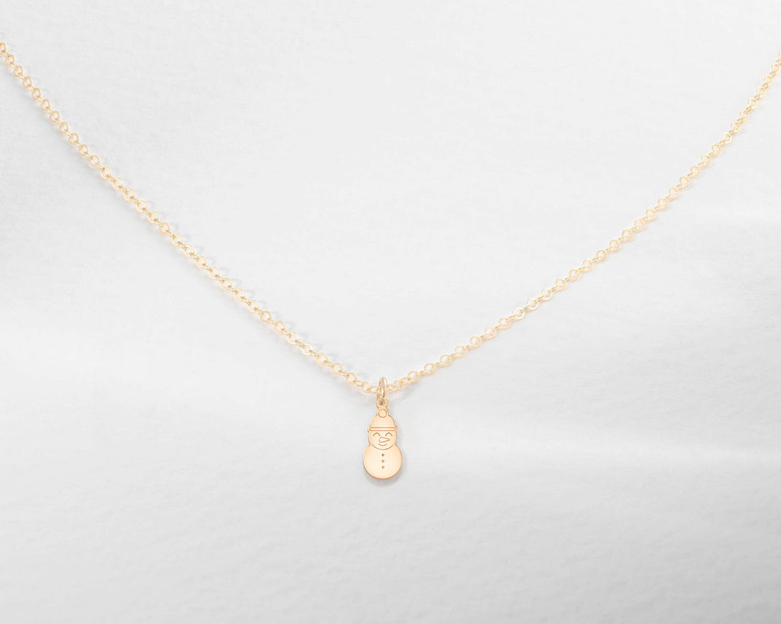 Snowman Pendant Necklace