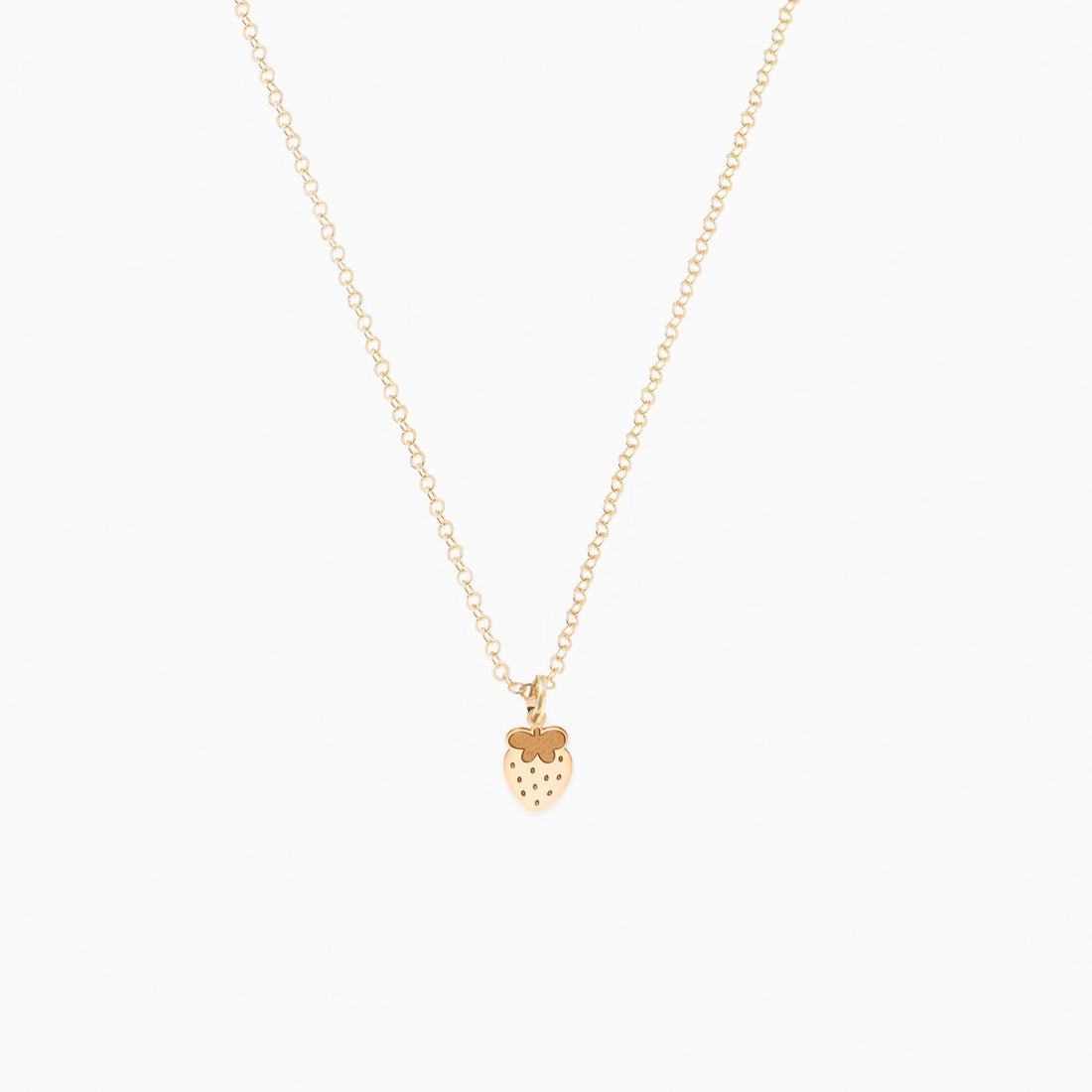 Strawberry Necklace Whimsical