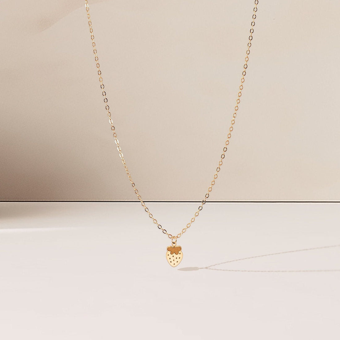 Strawberry Pendant Necklace