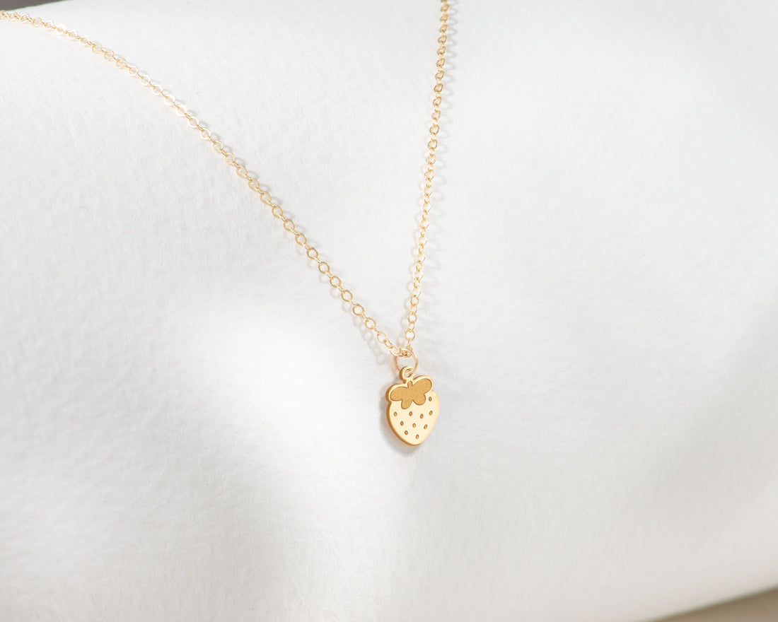 Strawberry Pendant Necklace