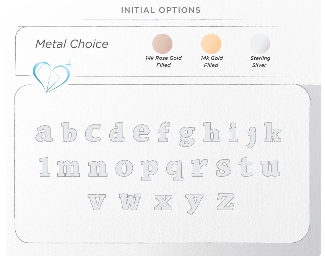 Lowercase Initial Necklace