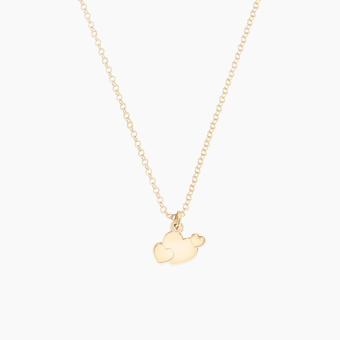 Three Hearts Pendant Necklace