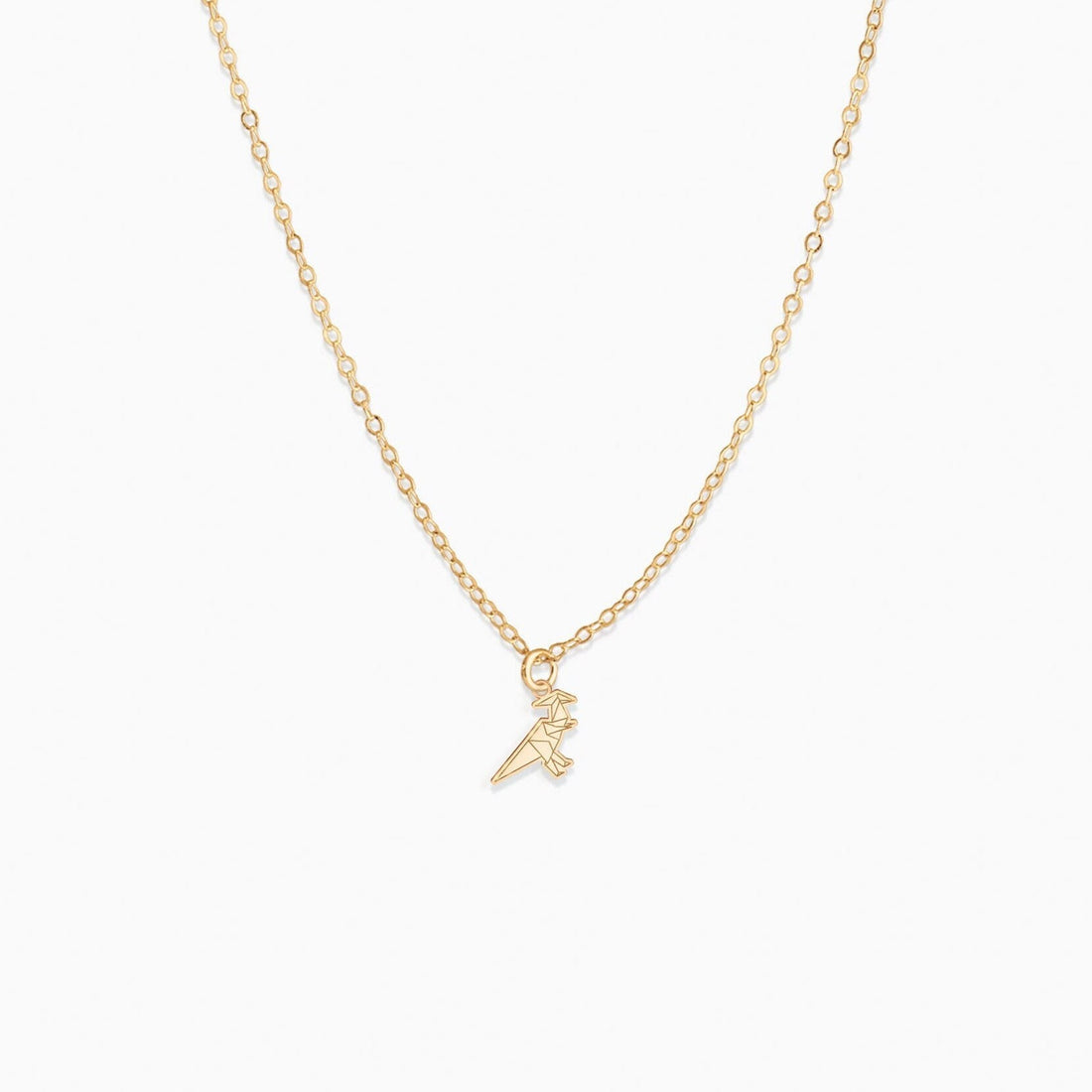 Origami Parasaurolophus Necklace