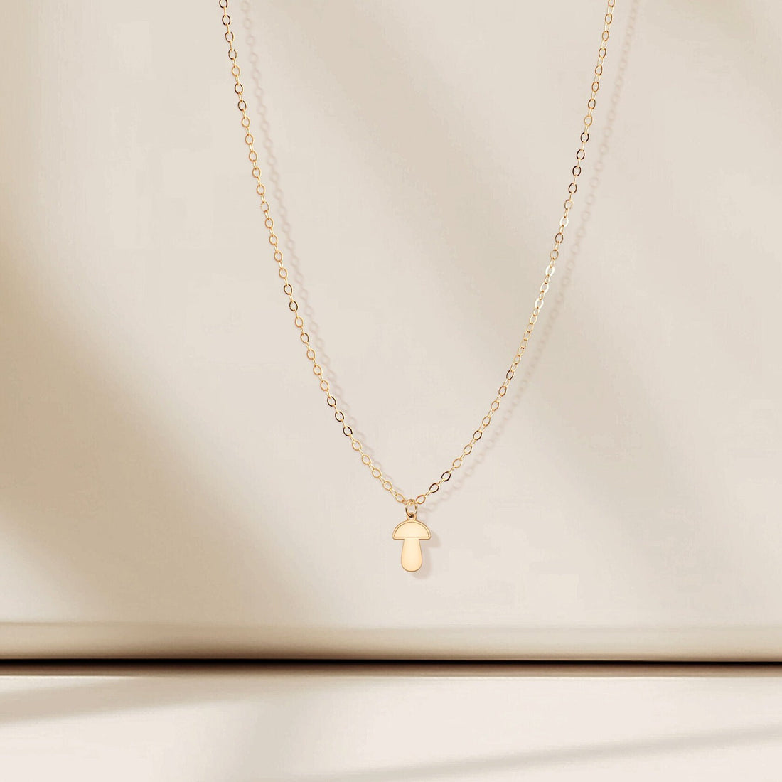 Mushroom Pendant Necklace