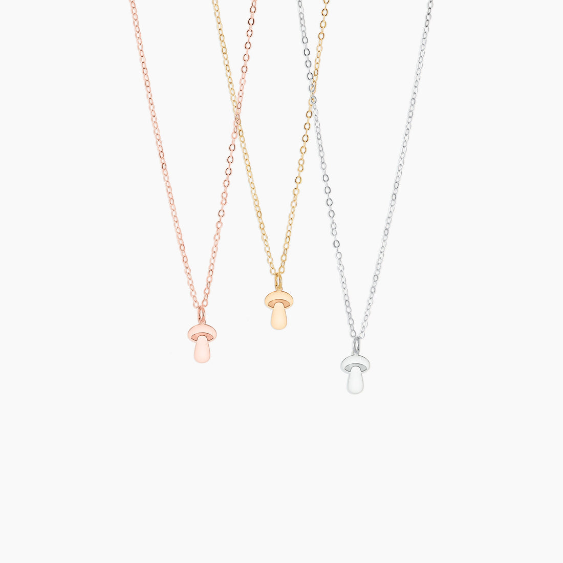 Dainty Mushroom Necklace