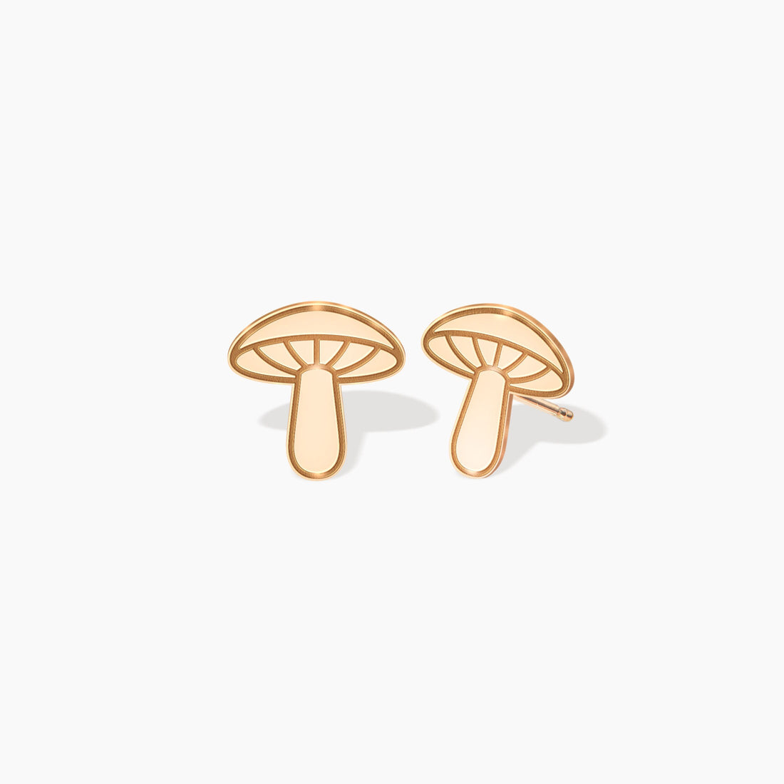Dainty Mushroom Stud Earrings