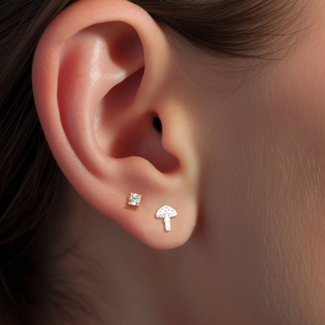 Magic Mushroom Earrings
