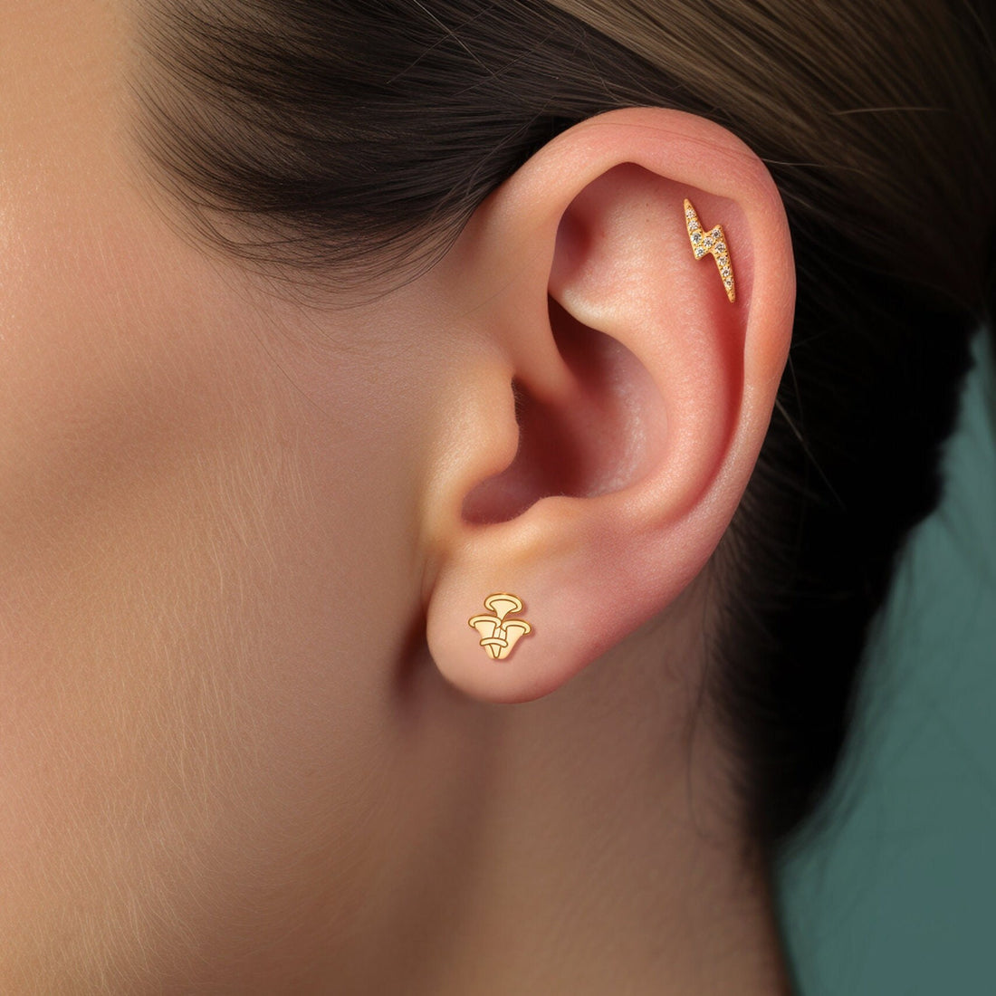 Oyster Mushroom Earrings