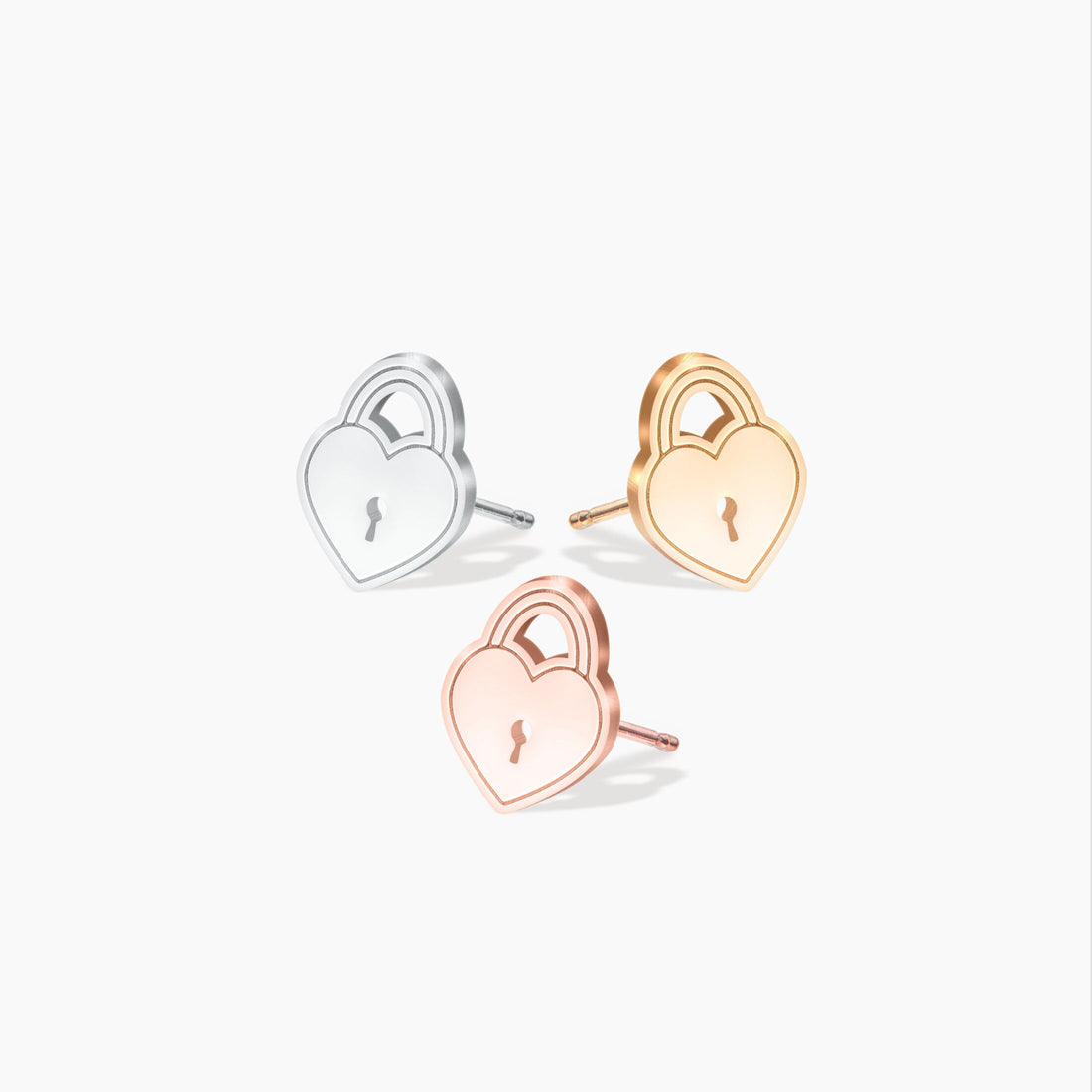 Heart Lock Earrings