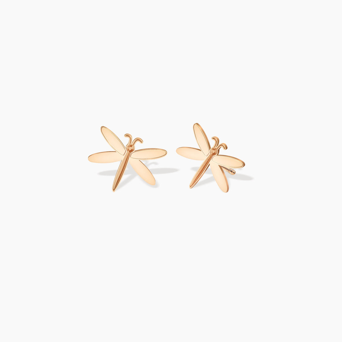 Dragonfly Charm Stud Earrings