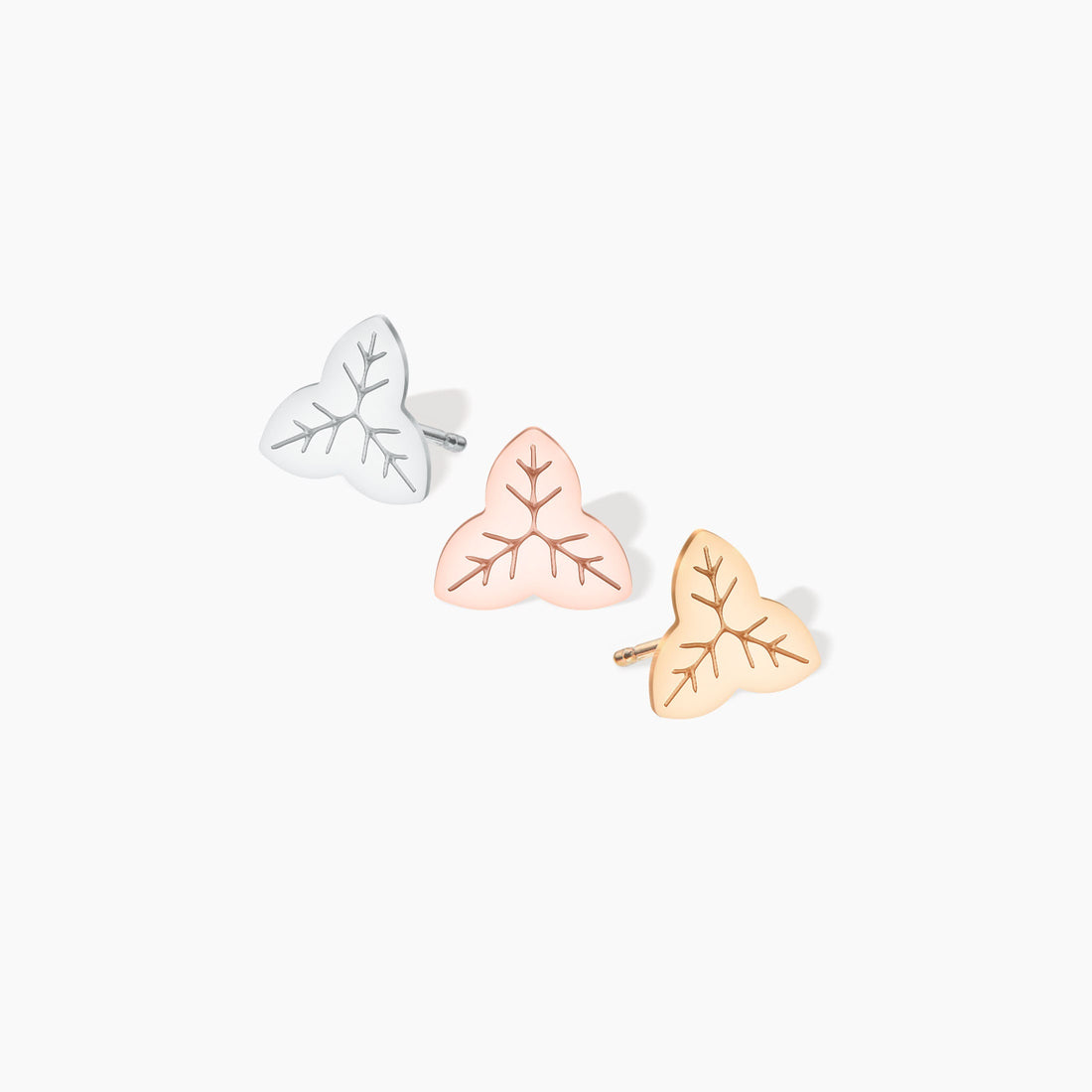 Four Leaf Clover Stud Earrings
