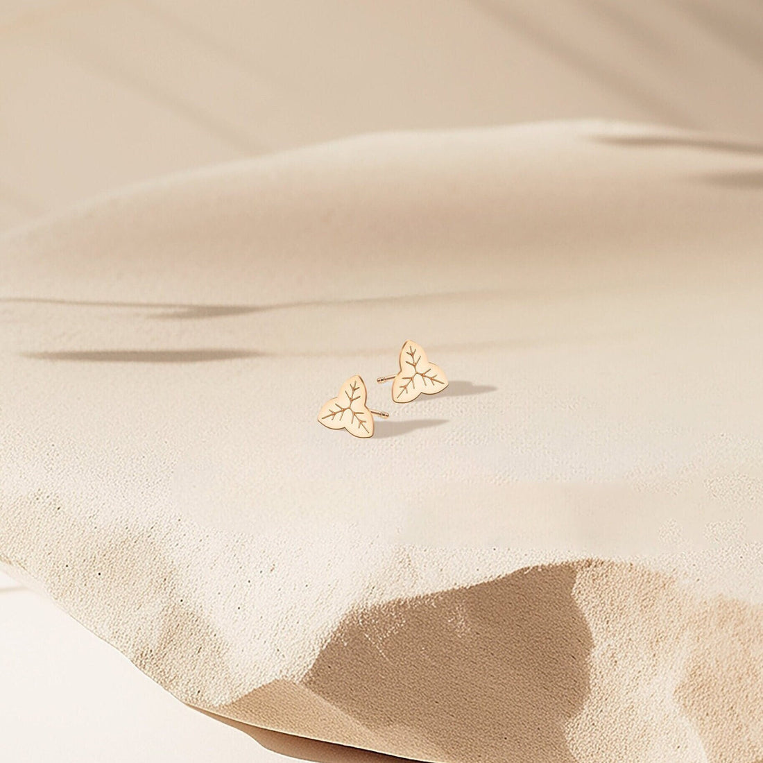 Four Leaf Clover Stud Earrings