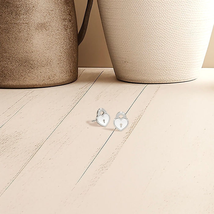 Heart Lock Earrings