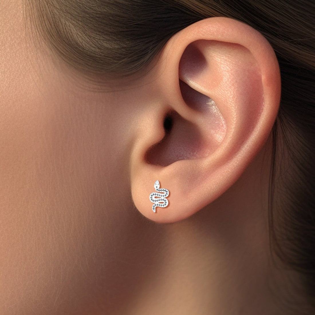 Dainty Snake Earrings