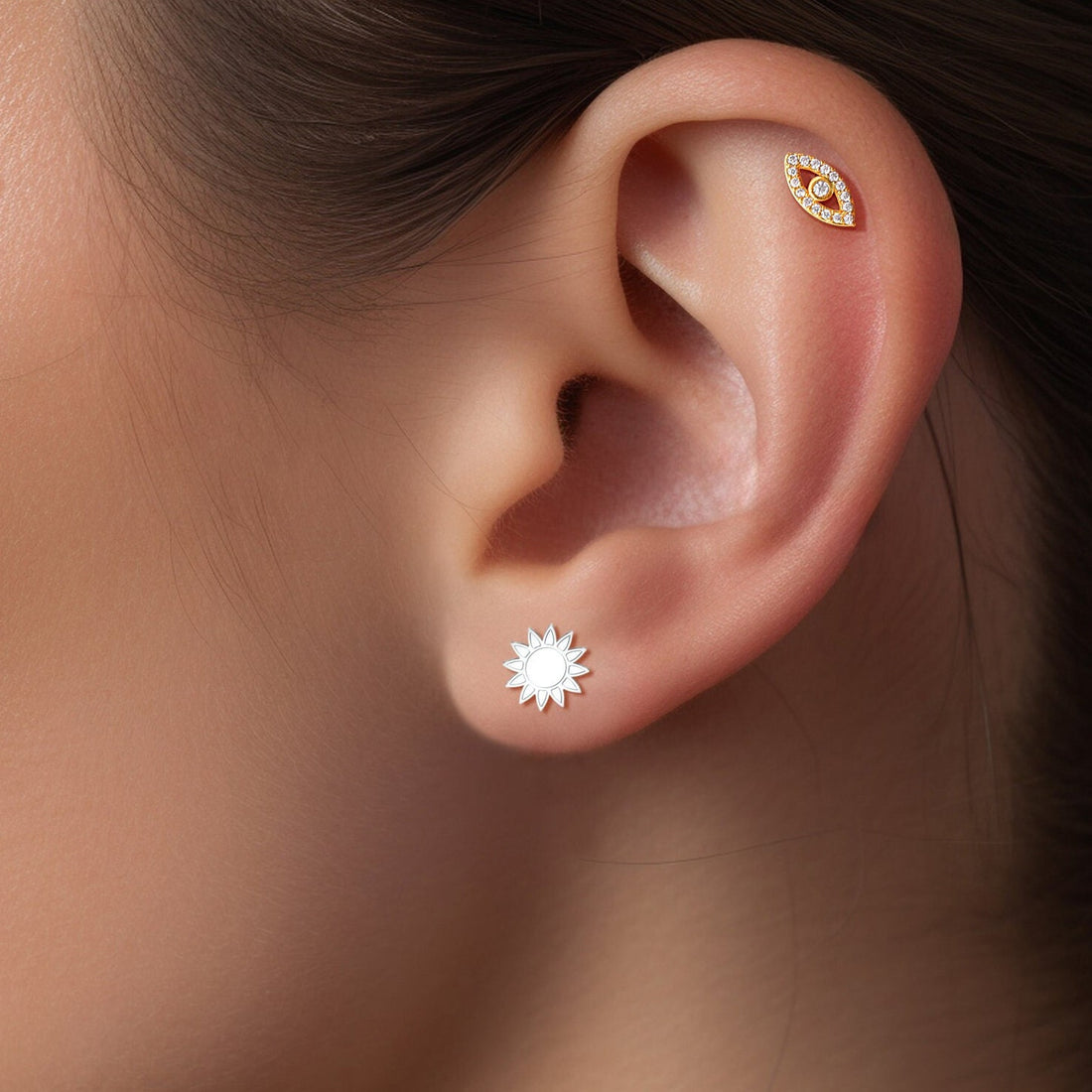 Sun Stud Earrings
