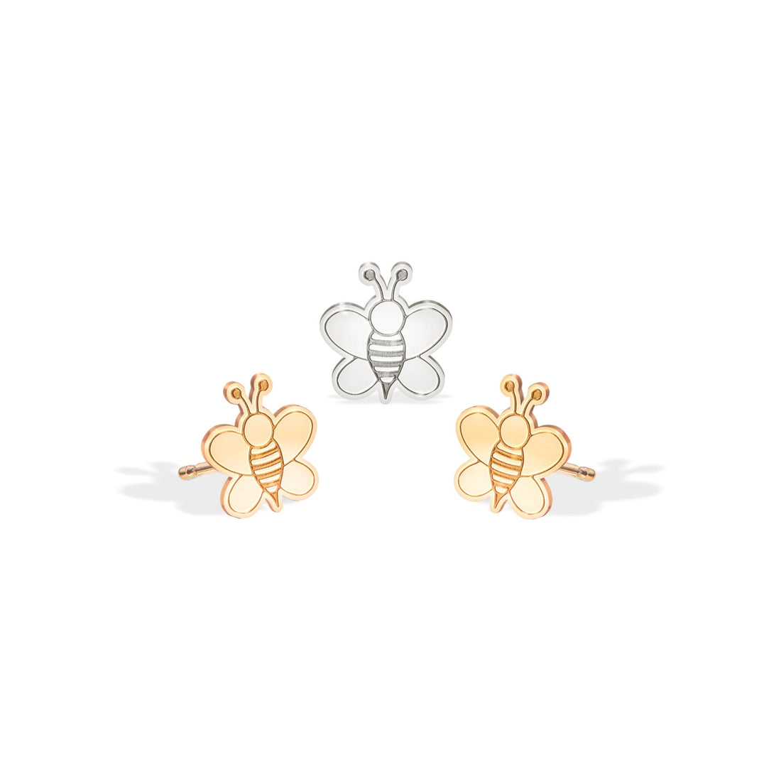 Winged Bee Earrings