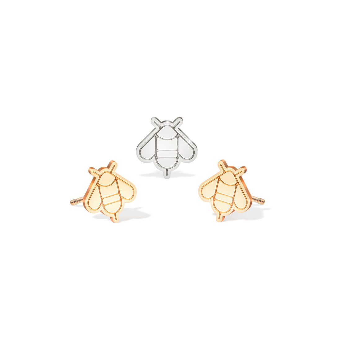Bee Soaring Stud Earrings