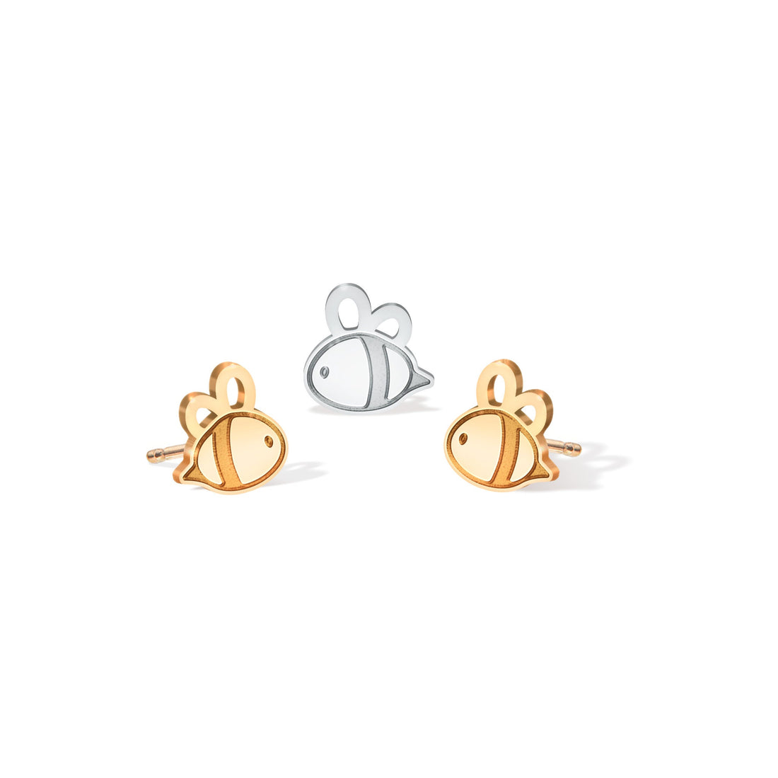 Cute Bee Stud Earrings
